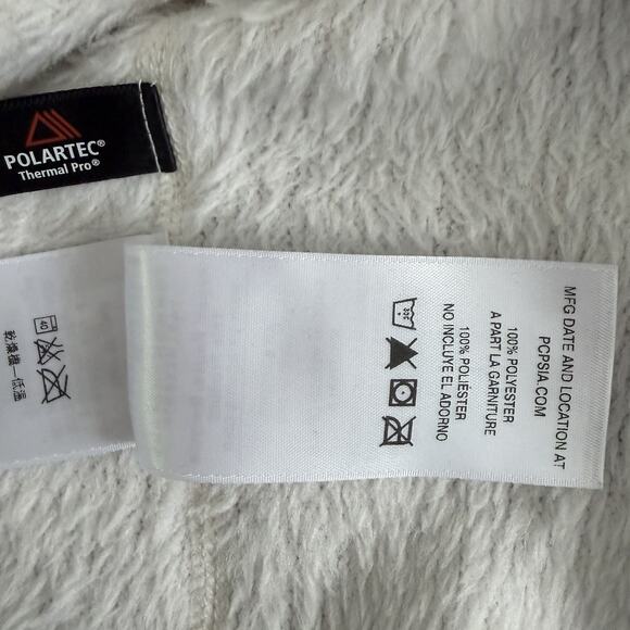Patagonia Re-Tool Snap-T Raw Linen White X-Dye Polartec Fleece Pullover - Picture 6 of 6